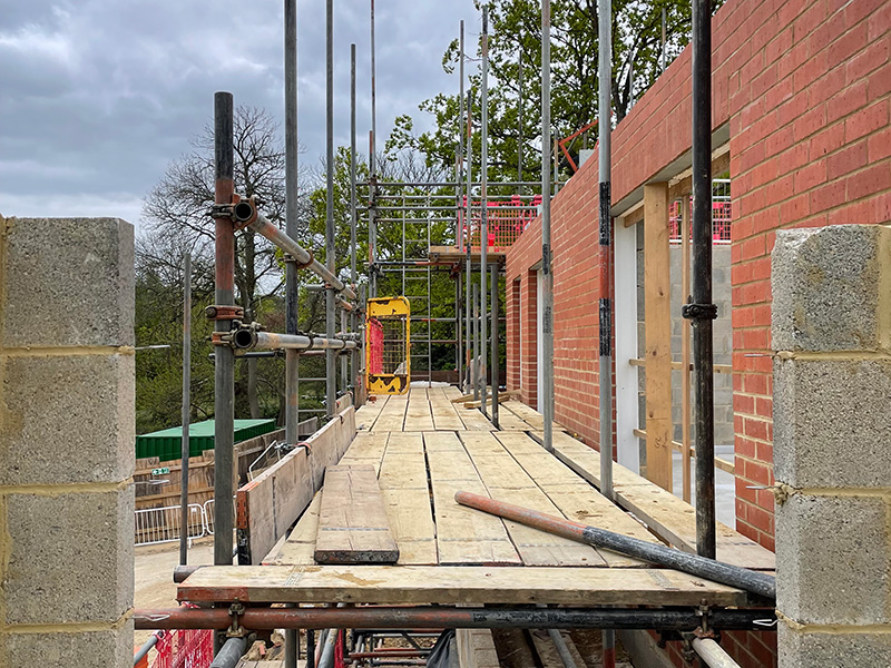 Harpwood House Construction